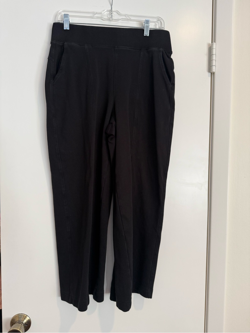 PACT brand organic cotton travel pants.